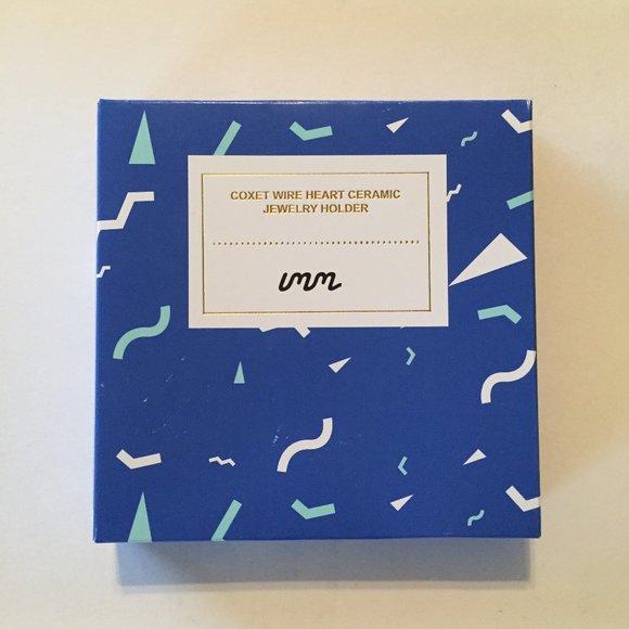 imm Living Coxet Wire Heart Ceramic Jewelry Holder - Picture 1 of 8